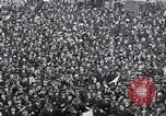 Image of crowds celebrate armistice ending World War 1 New York City USA, 1918, second 28 stock footage video 65675039606