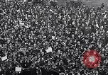 Image of crowds celebrate armistice ending World War 1 New York City USA, 1918, second 33 stock footage video 65675039606