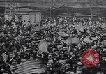 Image of crowds celebrate armistice ending World War 1 New York City USA, 1918, second 39 stock footage video 65675039606