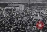 Image of crowds celebrate armistice ending World War 1 New York City USA, 1918, second 40 stock footage video 65675039606