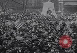 Image of crowds celebrate armistice ending World War 1 New York City USA, 1918, second 48 stock footage video 65675039606