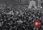 Image of crowds celebrate armistice ending World War 1 New York City USA, 1918, second 49 stock footage video 65675039606