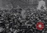 Image of crowds celebrate armistice ending World War 1 New York City USA, 1918, second 50 stock footage video 65675039606