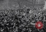 Image of crowds celebrate armistice ending World War 1 New York City USA, 1918, second 51 stock footage video 65675039606