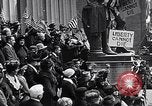 Image of crowds celebrate armistice ending World War 1 New York City USA, 1918, second 61 stock footage video 65675039606