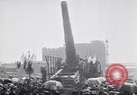 Image of captured railroad gun Paris France, 1918, second 29 stock footage video 65675039629