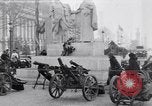 Image of captured German fun carriages Paris France, 1918, second 1 stock footage video 65675039630