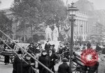 Image of captured German fun carriages Paris France, 1918, second 23 stock footage video 65675039630