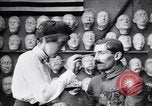 Image of Copper prosthesis face masks Paris France, 1918, second 62 stock footage video 65675039635