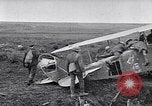Image of Wrecked German biplane airplane in World War I France, 1918, second 5 stock footage video 65675039651