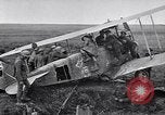 Image of Wrecked German biplane airplane in World War I France, 1918, second 12 stock footage video 65675039651