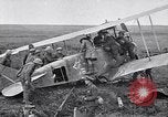 Image of Wrecked German biplane airplane in World War I France, 1918, second 14 stock footage video 65675039651