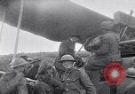 Image of Wrecked German biplane airplane in World War I France, 1918, second 32 stock footage video 65675039651