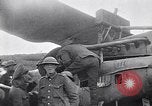 Image of Wrecked German biplane airplane in World War I France, 1918, second 37 stock footage video 65675039651