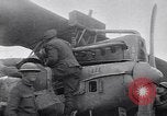 Image of Wrecked German biplane airplane in World War I France, 1918, second 41 stock footage video 65675039651
