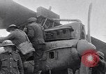 Image of Wrecked German biplane airplane in World War I France, 1918, second 42 stock footage video 65675039651