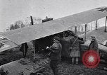 Image of Wrecked German biplane airplane in World War I France, 1918, second 50 stock footage video 65675039651