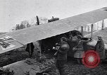 Image of Wrecked German biplane airplane in World War I France, 1918, second 51 stock footage video 65675039651