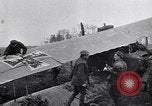 Image of Wrecked German biplane airplane in World War I France, 1918, second 54 stock footage video 65675039651