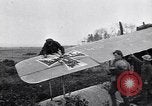 Image of Wrecked German biplane airplane in World War I France, 1918, second 59 stock footage video 65675039651