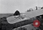 Image of Wrecked German biplane airplane in World War I France, 1918, second 61 stock footage video 65675039651