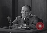Image of Major Kehoe speaking about UFOs Washington DC USA, 1952, second 6 stock footage video 65675039697
