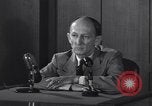 Image of Major Kehoe speaking about UFOs Washington DC USA, 1952, second 7 stock footage video 65675039697