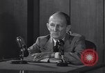 Image of Major Kehoe speaking about UFOs Washington DC USA, 1952, second 18 stock footage video 65675039697