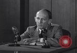 Image of Major Kehoe speaking about UFOs Washington DC USA, 1952, second 49 stock footage video 65675039697