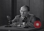 Image of Major Kehoe speaking about UFOs Washington DC USA, 1952, second 50 stock footage video 65675039697