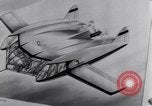 Standbild Horton flügellosen Flugzeuge Orange County Air Base California USA, 1952, aus Sekunde 62 historischem Filmmaterial Videoclip 65675039699