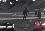 Image of American soldiers playing baseball Heidelberg Germany, 1945, second 4 stock footage video 65675039710