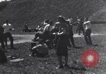 Image of American soldiers playing baseball Heidelberg Germany, 1945, second 11 stock footage video 65675039710