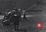 Image of American soldiers playing baseball Heidelberg Germany, 1945, second 13 stock footage video 65675039710