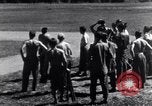 Image of American soldiers playing baseball Heidelberg Germany, 1945, second 20 stock footage video 65675039710