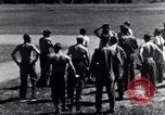 Image of American soldiers playing baseball Heidelberg Germany, 1945, second 21 stock footage video 65675039710