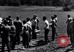 Image of American soldiers playing baseball Heidelberg Germany, 1945, second 25 stock footage video 65675039710