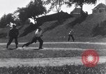 Image of American soldiers playing baseball Heidelberg Germany, 1945, second 34 stock footage video 65675039710