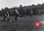 Image of American soldiers playing baseball Heidelberg Germany, 1945, second 35 stock footage video 65675039710