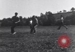 Image of American soldiers playing baseball Heidelberg Germany, 1945, second 36 stock footage video 65675039710