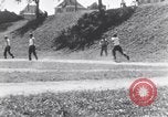 Image of American soldiers playing baseball Heidelberg Germany, 1945, second 37 stock footage video 65675039710