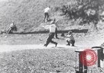 Image of American soldiers playing baseball Heidelberg Germany, 1945, second 39 stock footage video 65675039710