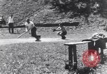 Image of American soldiers playing baseball Heidelberg Germany, 1945, second 41 stock footage video 65675039710
