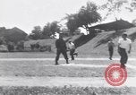 Image of American soldiers playing baseball Heidelberg Germany, 1945, second 44 stock footage video 65675039710