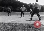Image of American soldiers playing baseball Heidelberg Germany, 1945, second 47 stock footage video 65675039710