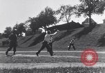 Image of American soldiers playing baseball Heidelberg Germany, 1945, second 54 stock footage video 65675039710