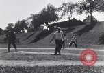 Image of American soldiers playing baseball Heidelberg Germany, 1945, second 57 stock footage video 65675039710