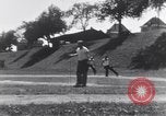 Image of American soldiers playing baseball Heidelberg Germany, 1945, second 58 stock footage video 65675039710