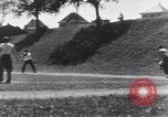 Image of American soldiers playing baseball Heidelberg Germany, 1945, second 59 stock footage video 65675039710