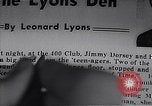 Image of Jimmy Dorsey and Orchestra New York City USA, 1946, second 7 stock footage video 65675039761
